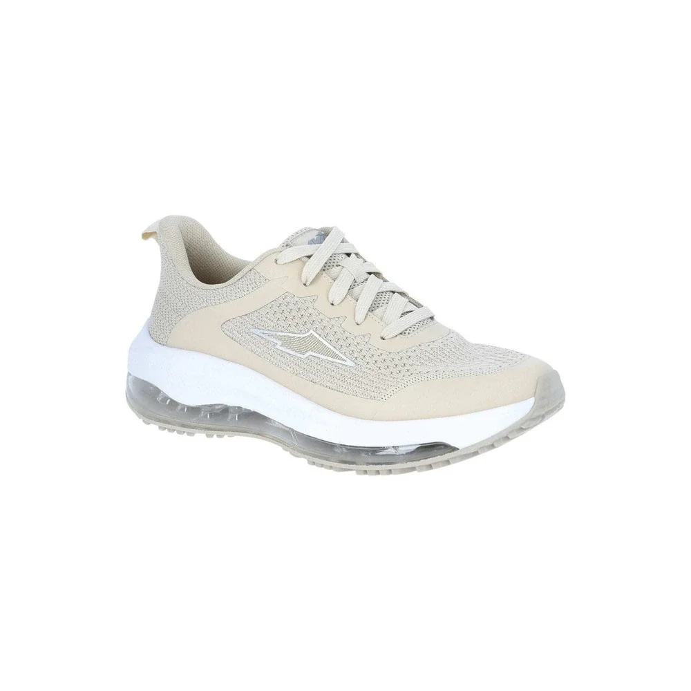 Avia O2 Air 360 AV-O2-AIR-360 Womens Beige Knit Athletic Walking Shoes Size 9
